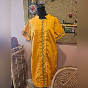 Vintage Fun Handmade Smock Dress